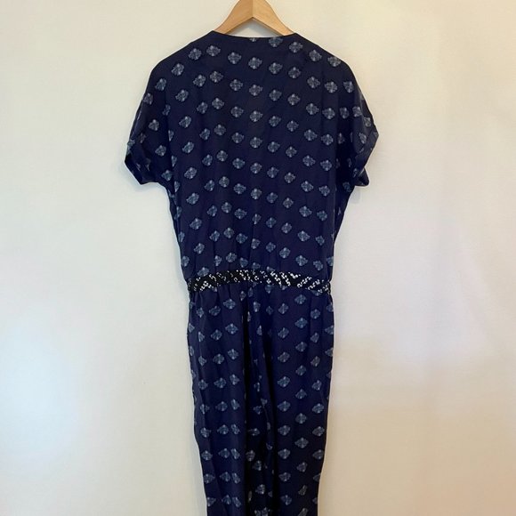 Velvet By Graham & Spencer Blue Jumpsuit - Picture 3 of 3